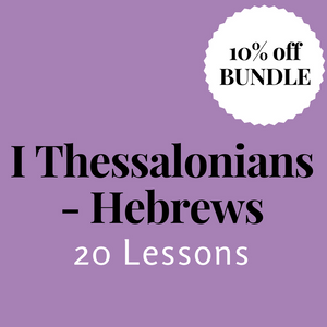 I Thess-Hebrews